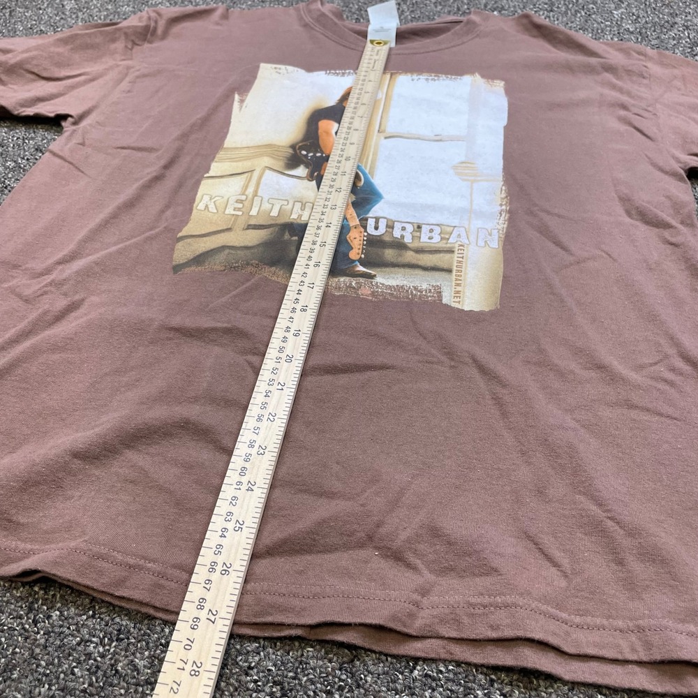 Vintage Keith Urban Alive In 05 Tour Shirt Brown XL Country Music Concert Tee - Picture 5 of 7